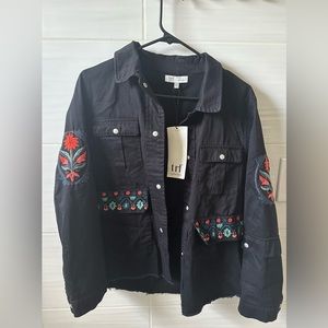 Zara try collection jacket 100% cotton jacket